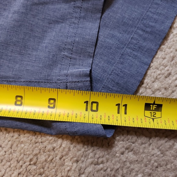 7 Diamonds Velocity Performance Shorts Mens 38 Blue Golf Stretch Quick Dry - Picture 8 of 9